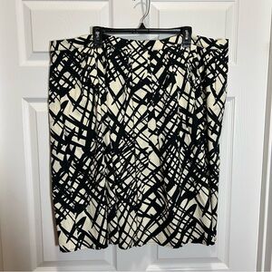 Banned Retro Black and White Pleated A-line Vintage Style Skirt